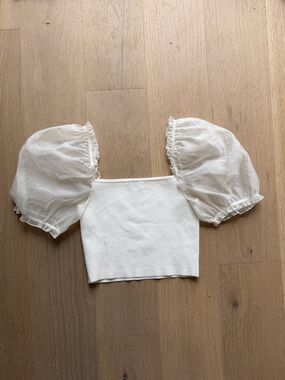 Aritzia Puff Sleeve Tube Top